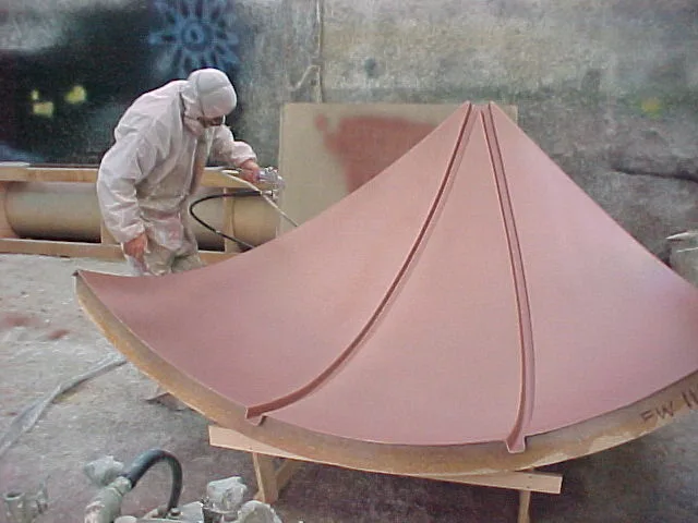 Building dome fibreglass